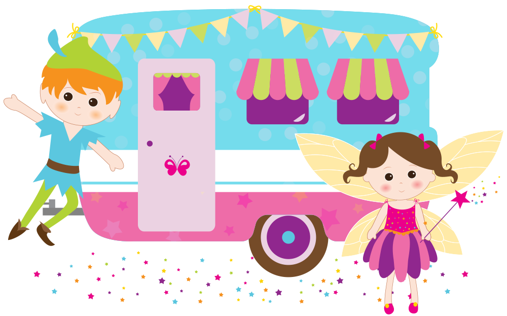 Party Caravan with Pixie & Fairy